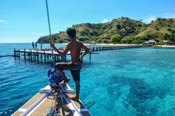 Rybář na Bali